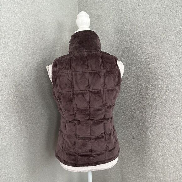 Athleta Full Zip Brown Vest - Picture 3 of 9